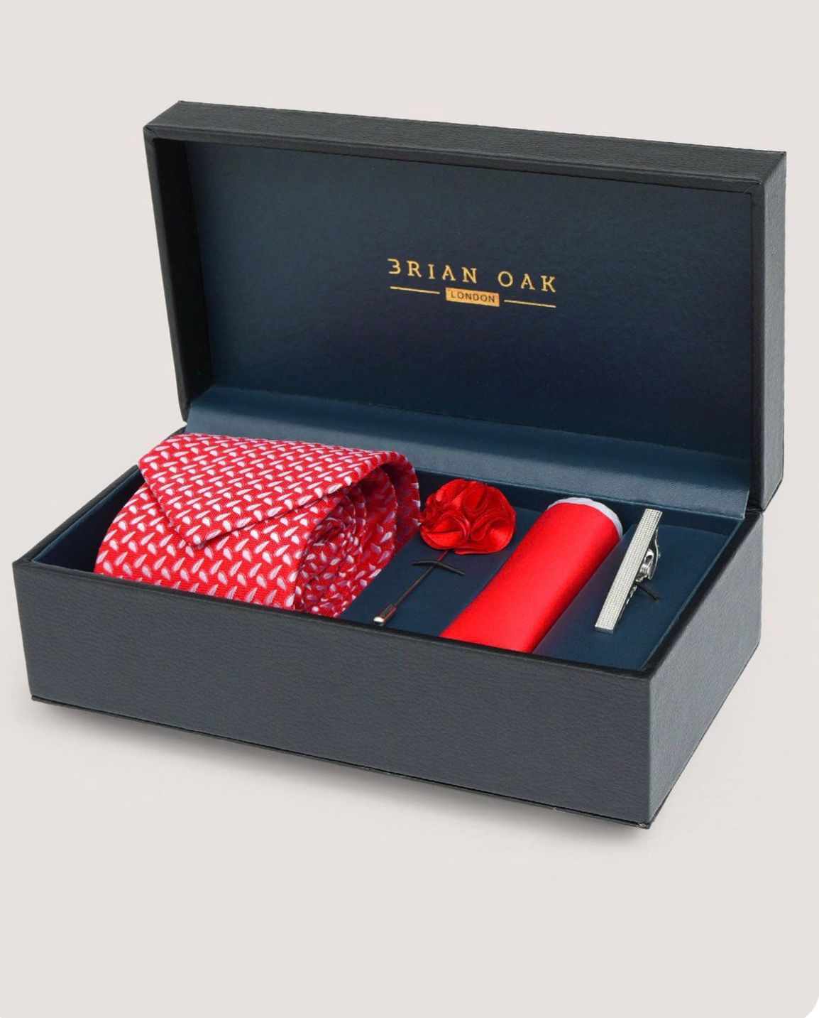 Classic Red Gentleman’s Tie Gift Set